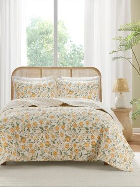 Adison Park Adella 3-Pc. 100% Cotton Reversible Quilt Set, King/Cal022164355871